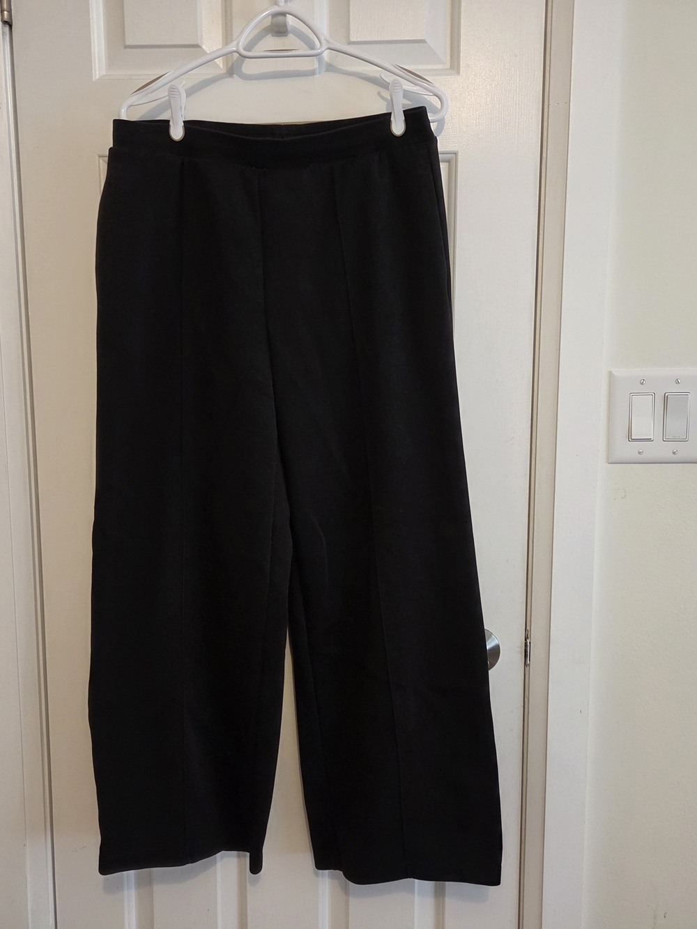 Uniqlo Black Wide-Leg High-Rise Pants XL